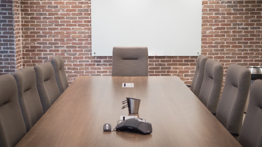 Team meeting around conference table